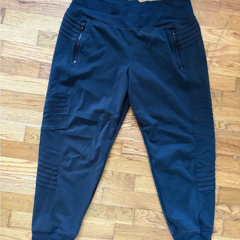 Athleta Black Venice Moto Jogger